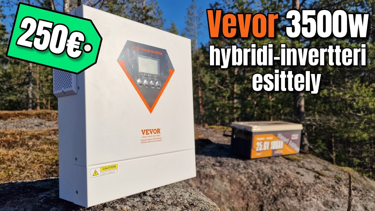 Off-Grid sähköä halvalla | Vevor 3500w hybridi-invertteri
