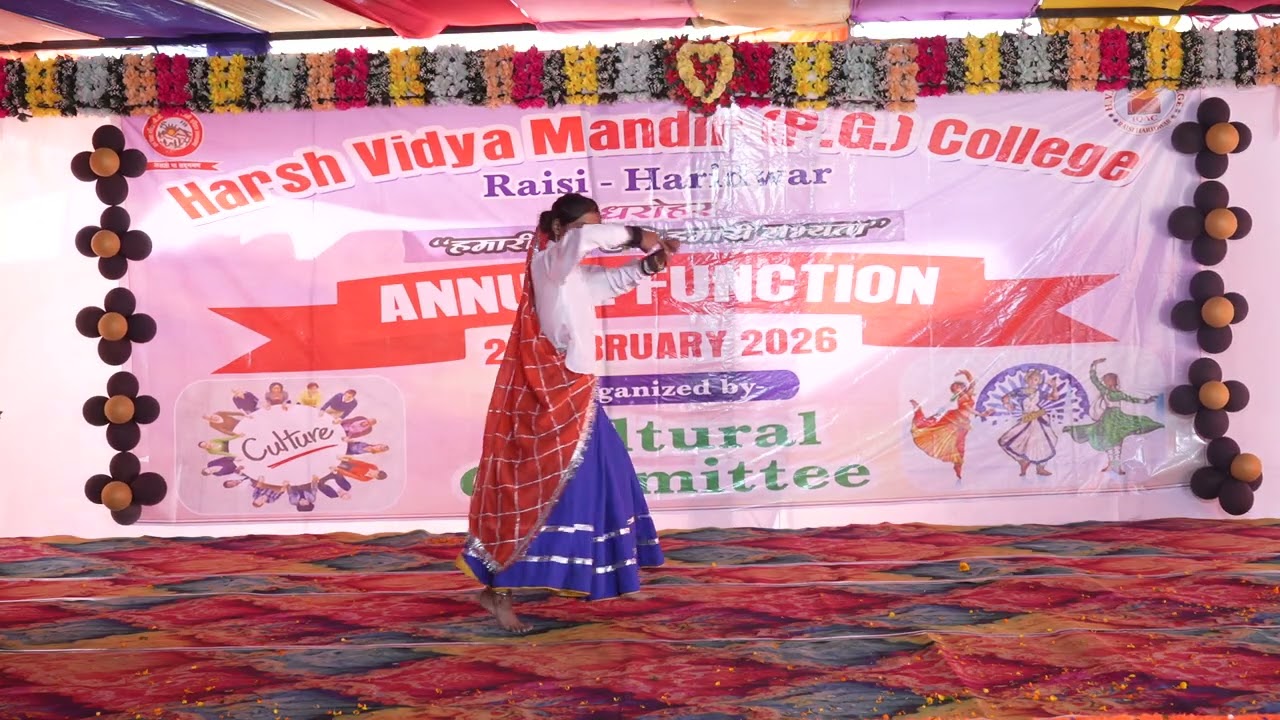 Haryanvi Dance ll hvm pg college raisi annual function 2026