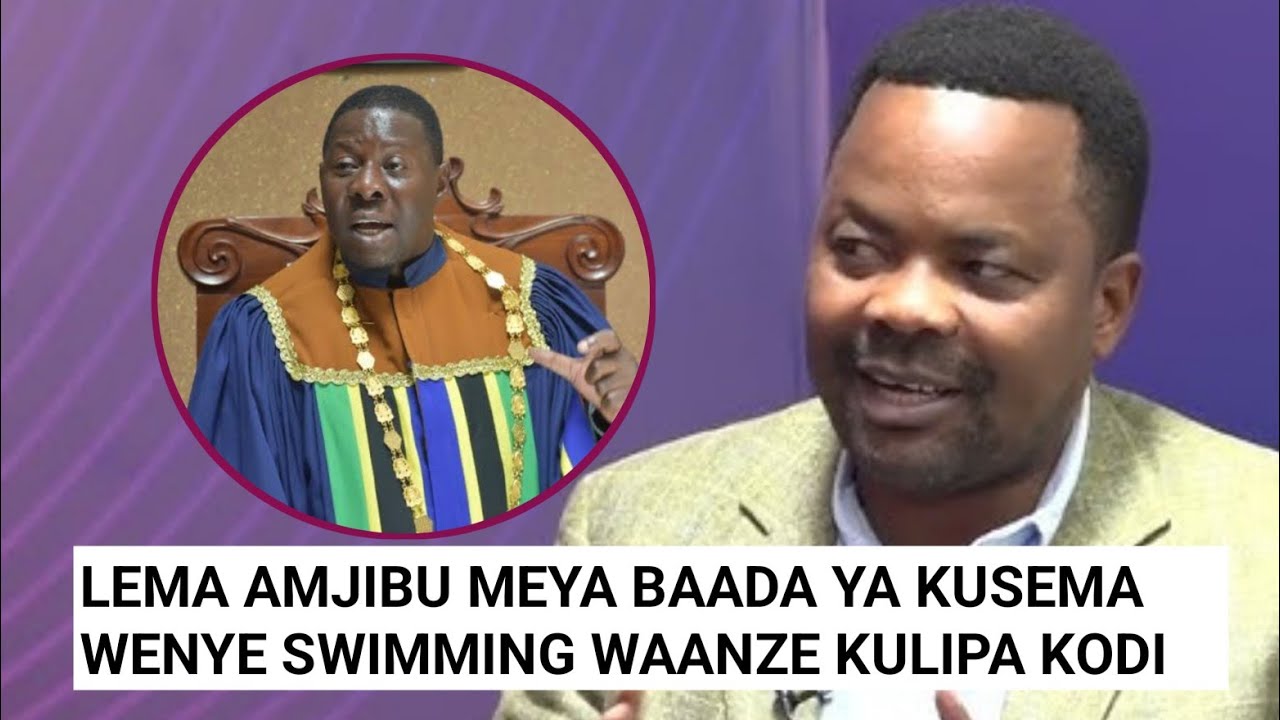 SIKIA JIBU LA GODBLESS LEMA BAADA YA MEYA KUSEMA WATU WENYE SWIMMING KUANZA KULIPA KODI