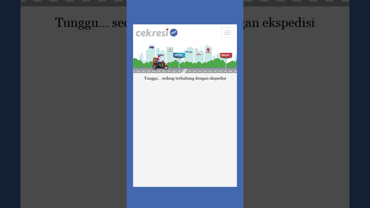 Cara cek resi JNE