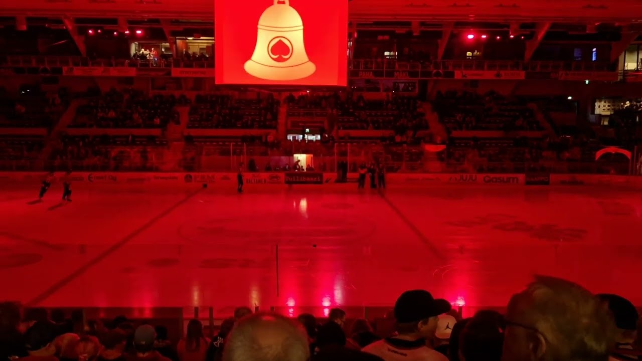 Alkushow seisomakatsomosta Ässät - Saipa 12.10.24.