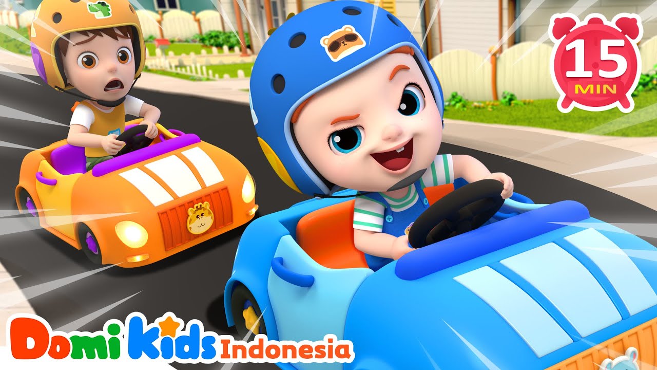 Mobil Kecil, Bayi Ceria!🚗😄Lagu Anak tentang Kendaraan Lucu | Domi Kids Kumpulan Lagu Pesta Anak-anak