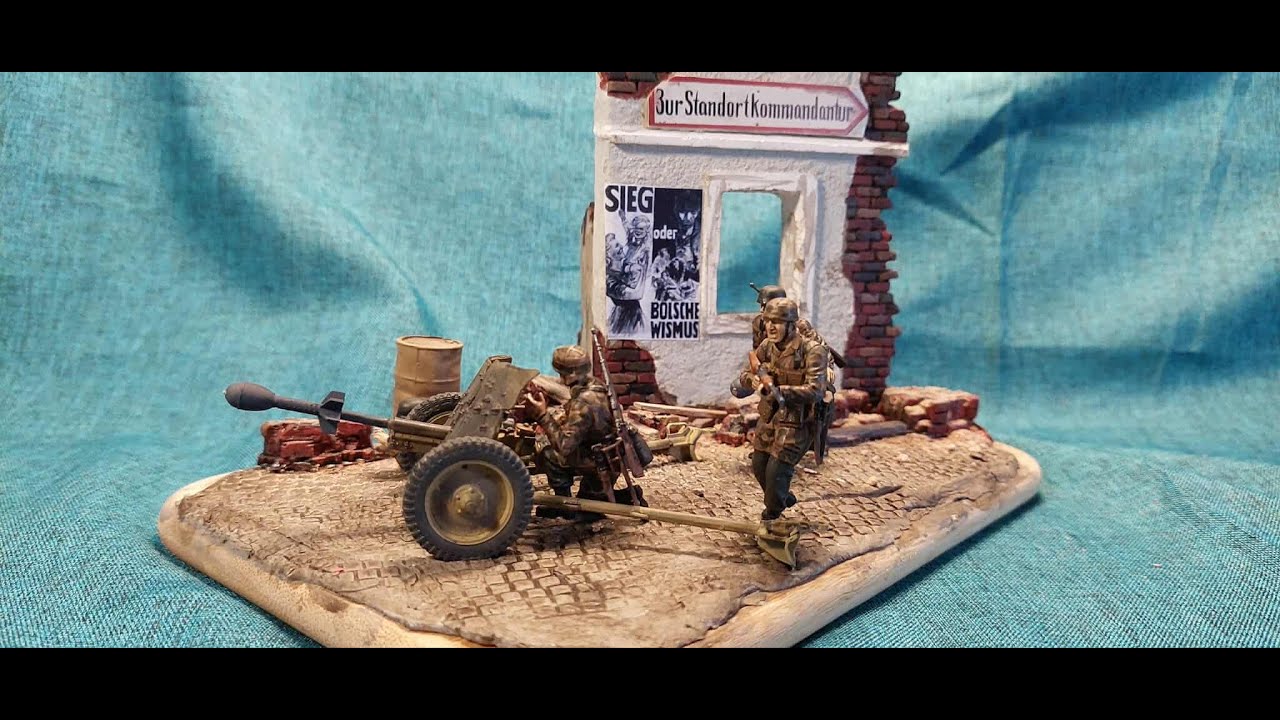 TAMIYA 1/35 PAK 35/36 + MASTERBOX 1/35 German Paratroopers WWII Era- A Build In Pictures
