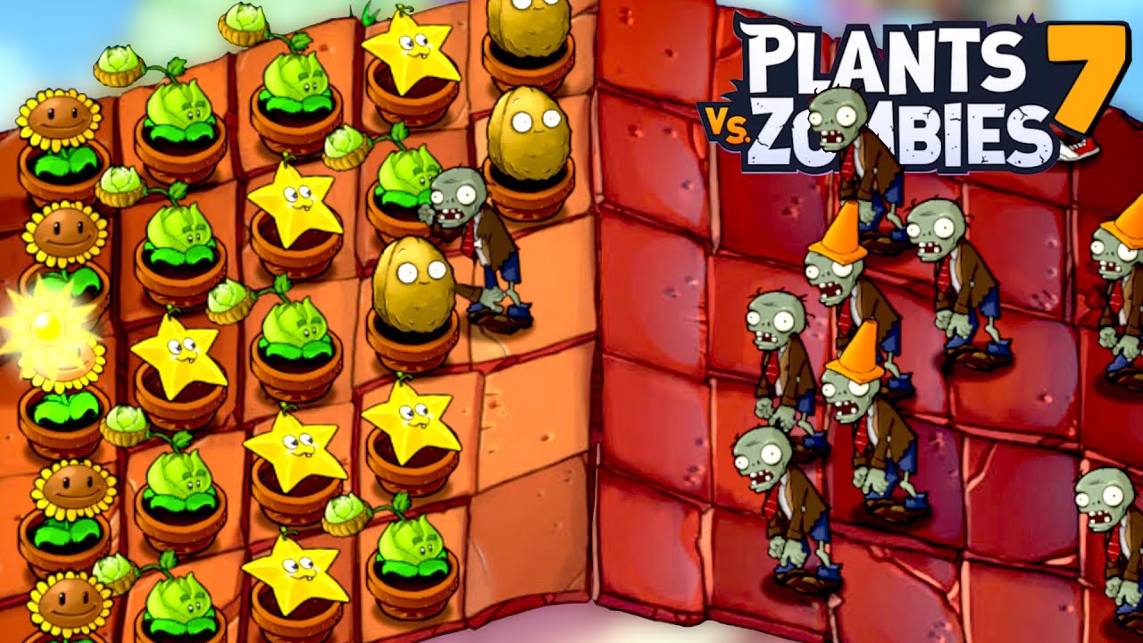 ZOMBİLER İLE ZORLU ÇATI ŞAVAŞLARI - Plants vs Zombies - BÖLÜM 7