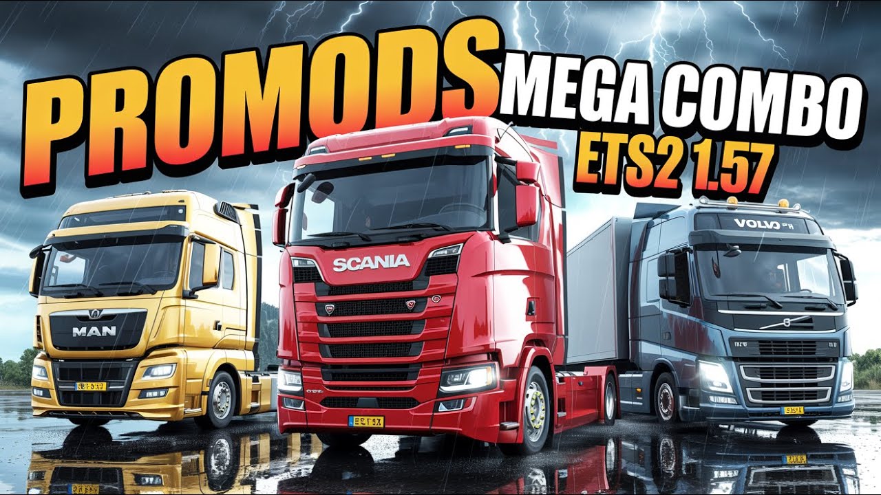ETS2 1.57 — БОЛЬШАЯ, КАЧЕСТВЕННАЯ СБОРКА КАРТ С PROMODS под Nordic Horizons | етс2