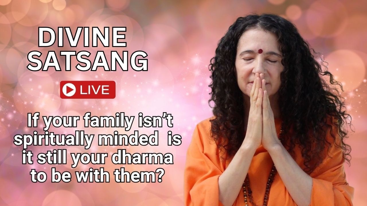 Divine Satsang LIVE with Pujya Sadhviji || 29 Mar 2026 ||