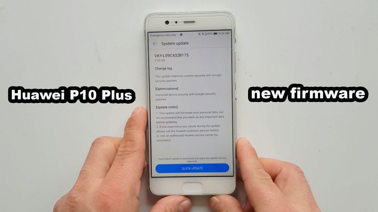 Huawei P10 Plus new firmware update (VKY-L09C432B175)!