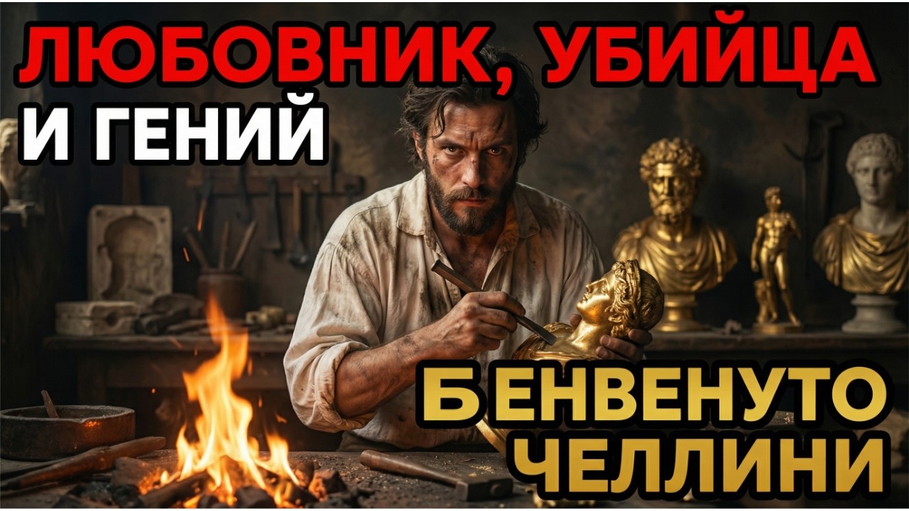БЕНВЕНУТО ЧЕЛЛИНИ: Как страсть к металлу и женщинам изменила историю
