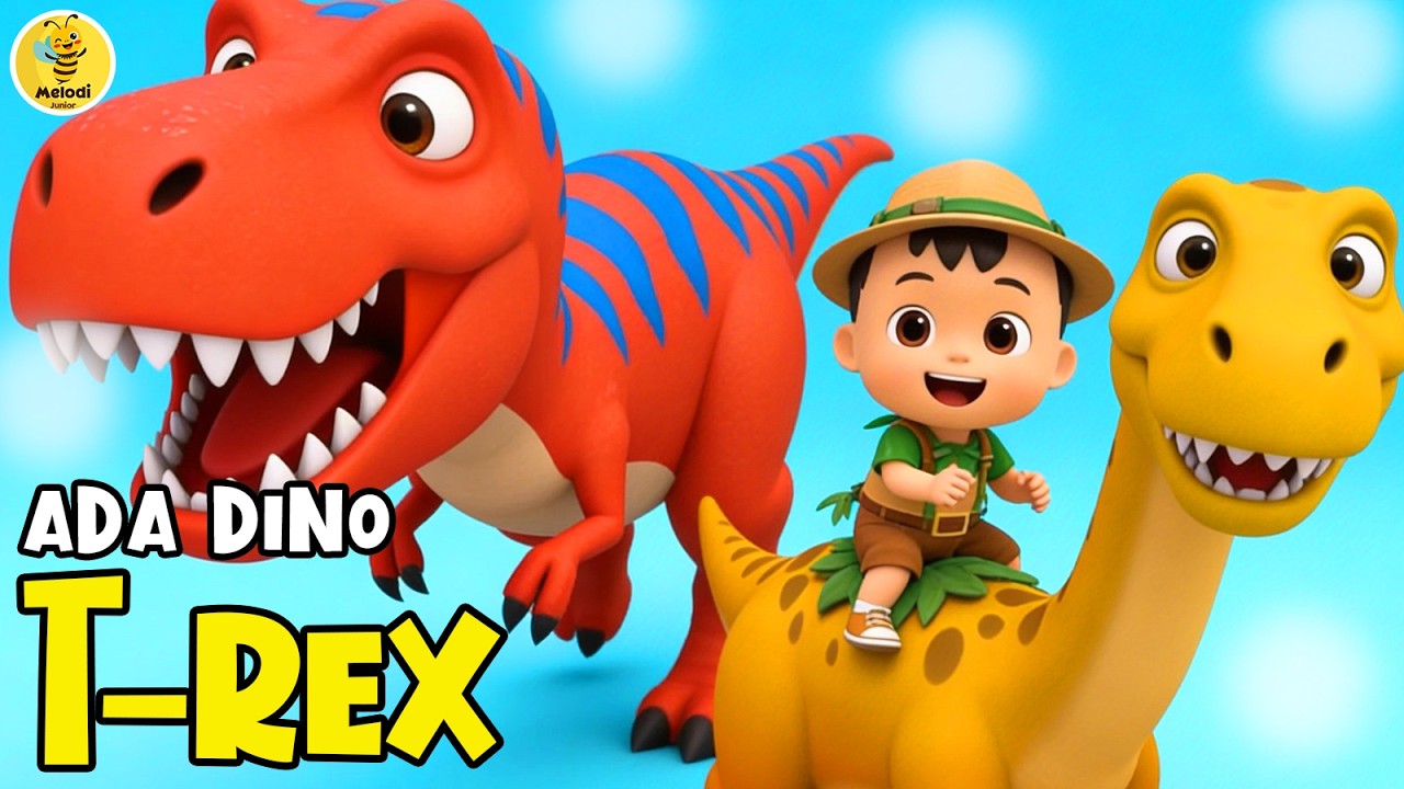 Lagu Anak Dino T-Rex - Badannya Besar, Tangannya Kecil - Lagu Anak & Balita Paling Viral Terpopuler