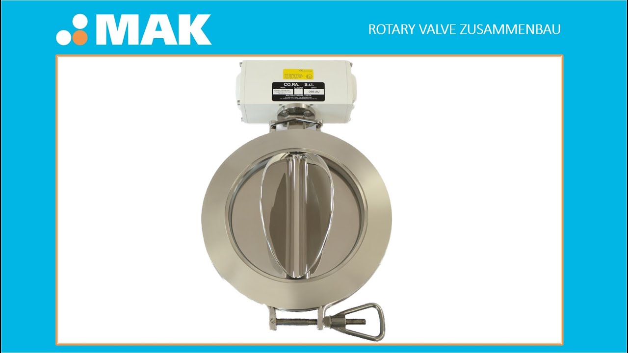 MAK | CO.RA Rotary Valve® Zusammenbau