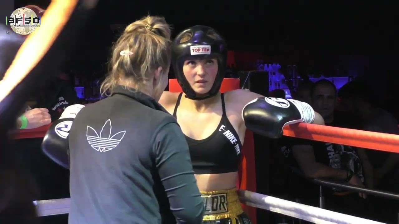 AFSO Area Kickboxing Title Frankie Hanley JBS V Lexi Gunner Star KB