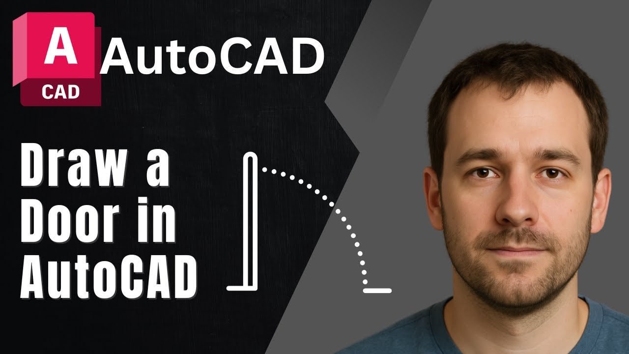 Как сделать дверь в AutoCAD (учебное пособие по 2D-чертежам 2025)