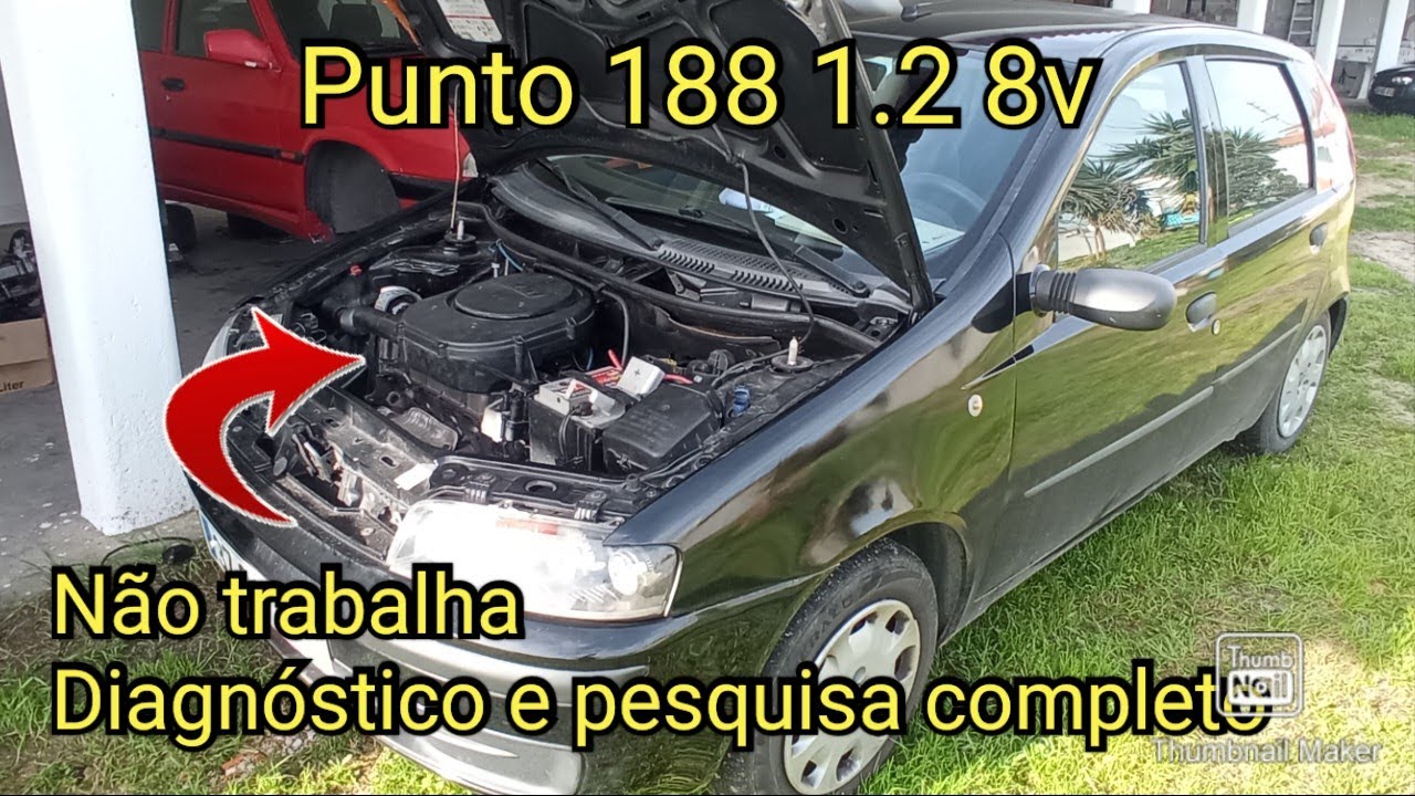 Passo a passo até á solução, sem trocar NENHUMA peça. Fiat Punto 188 1.2 8v