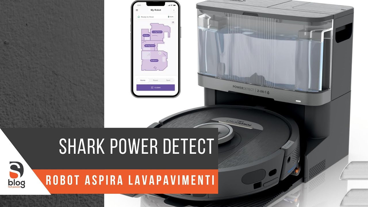 Shark PowerDetect Robot Aspirapolvere Lavapavimenti