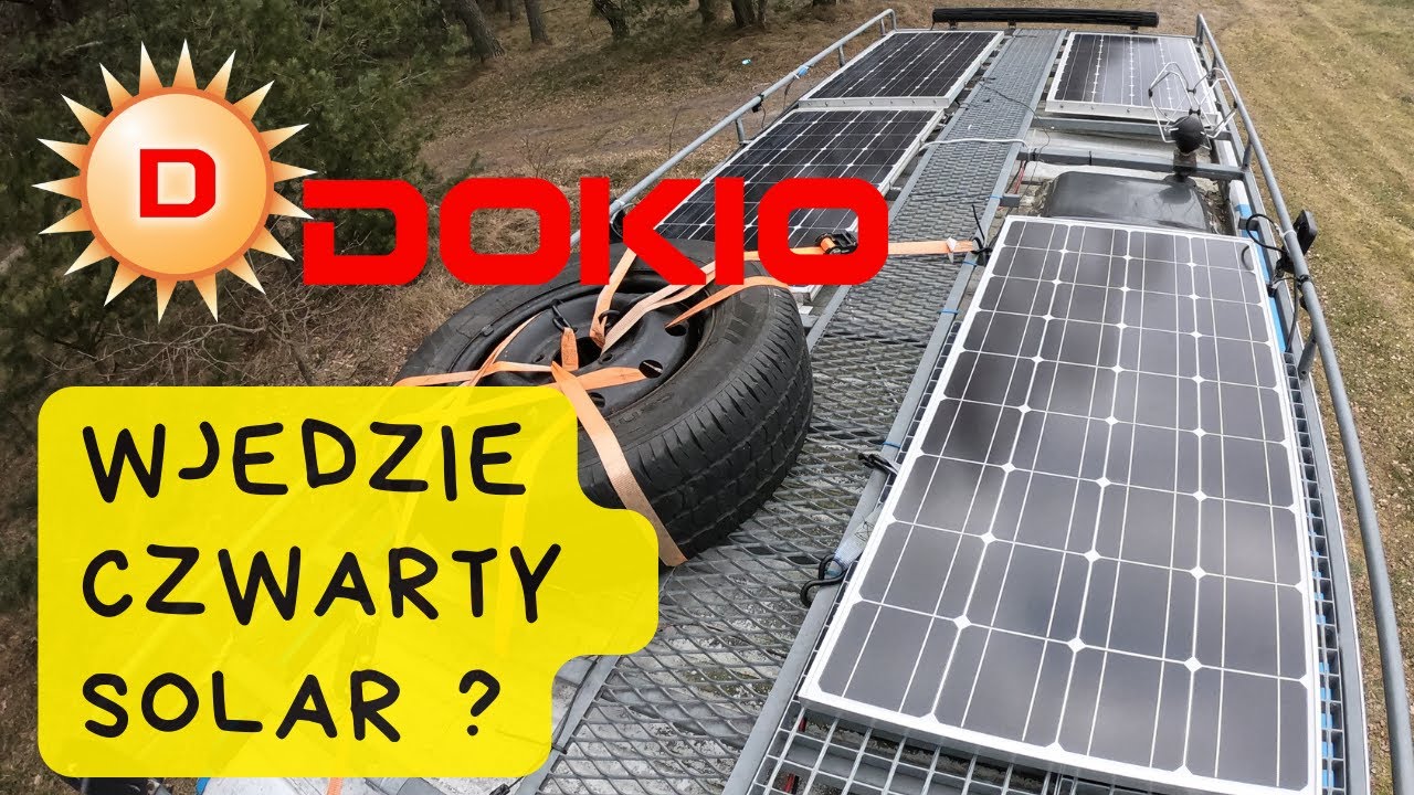 Panel słoneczny Dokio DSP-100M - unboxing i plany na rozbudowę mojej kamperowej instalacji off-grid