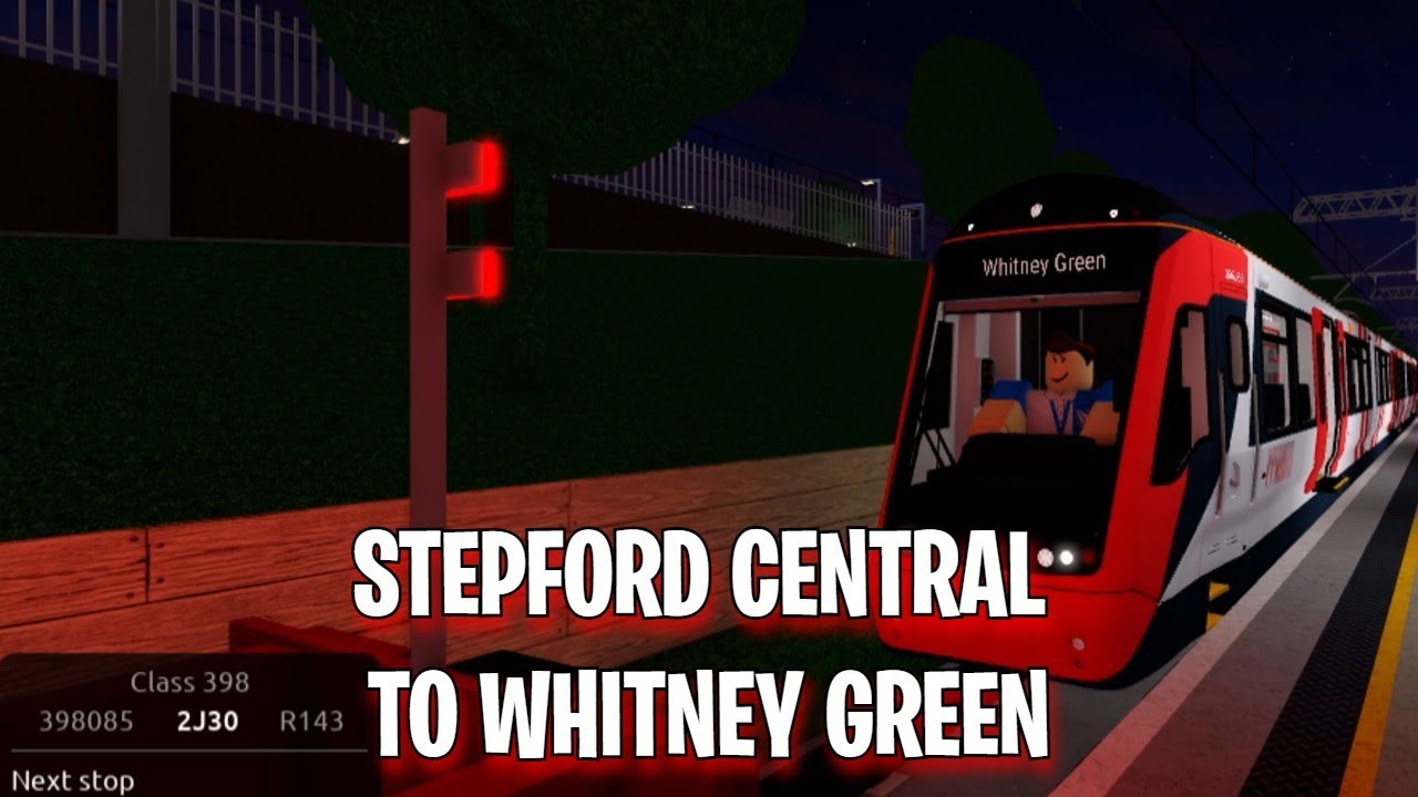 Roblox SCR: Driving from Stepford Central to Whitney Green (R143) (Class 398)