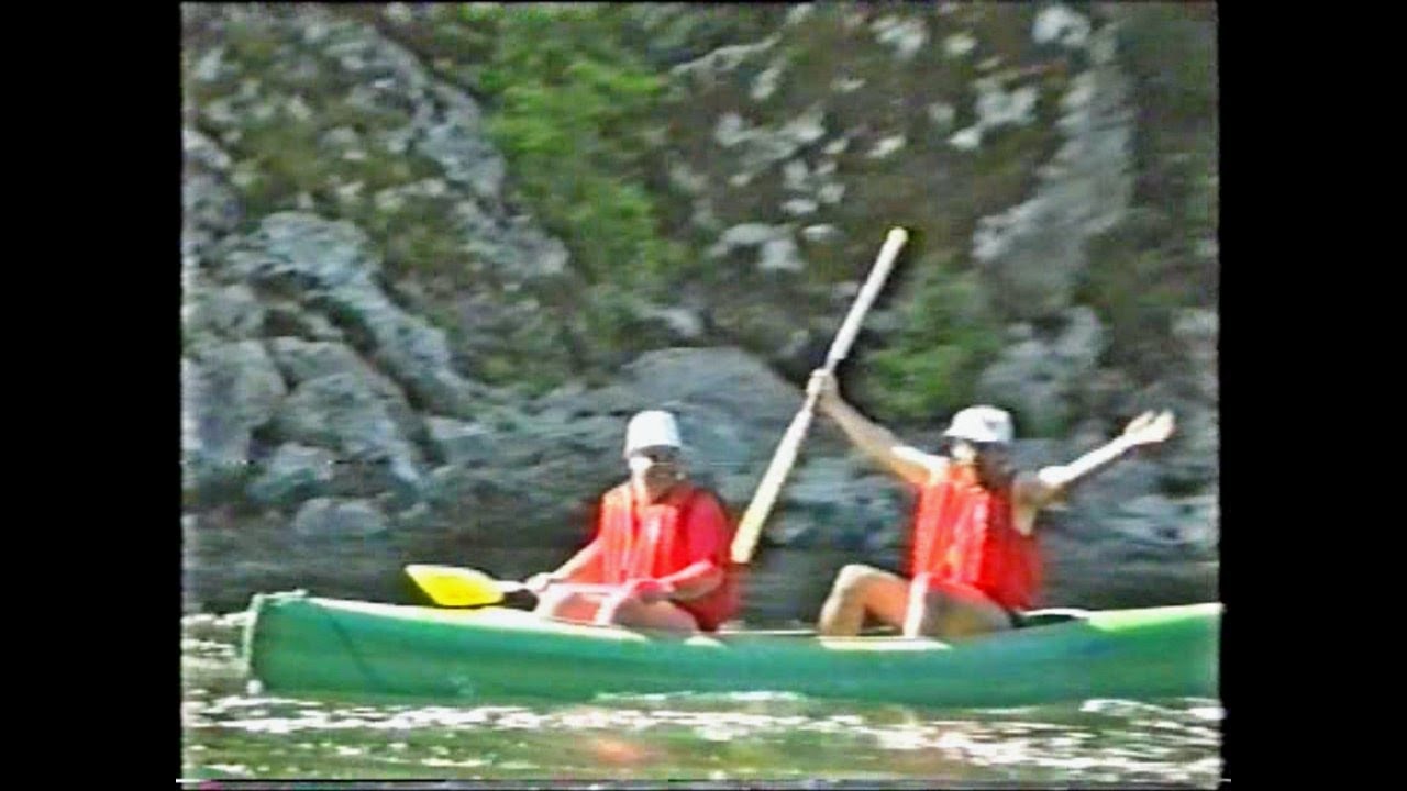 Ardèche 1989 river rafting challenge