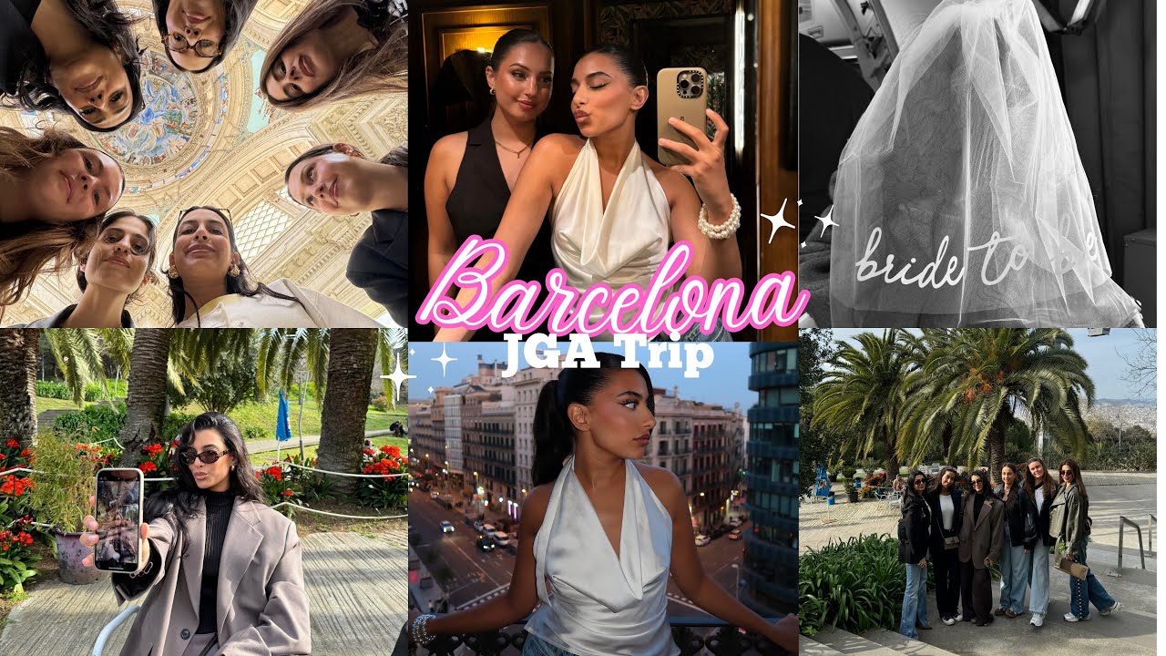 JGA-Trip nach Barcelona 💞👯‍♀️✨ meine Mädels überraschen mich | SARA & DOLUNAY