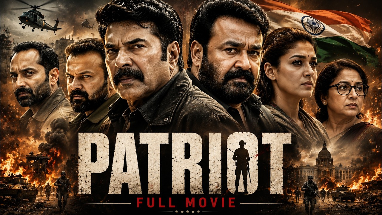 PATRIOT (2026) Full Movie Hindi Dubbed | Mammootty | Mohanlal | Fahadh Faasil | Action Thriller HD