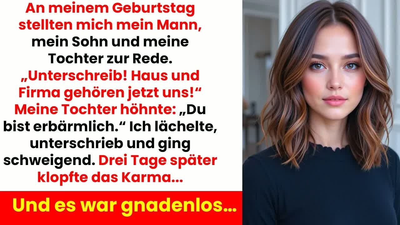 Sie nahmen mir alles doch drei Tage später klopfte das Karma an ihre Tür…