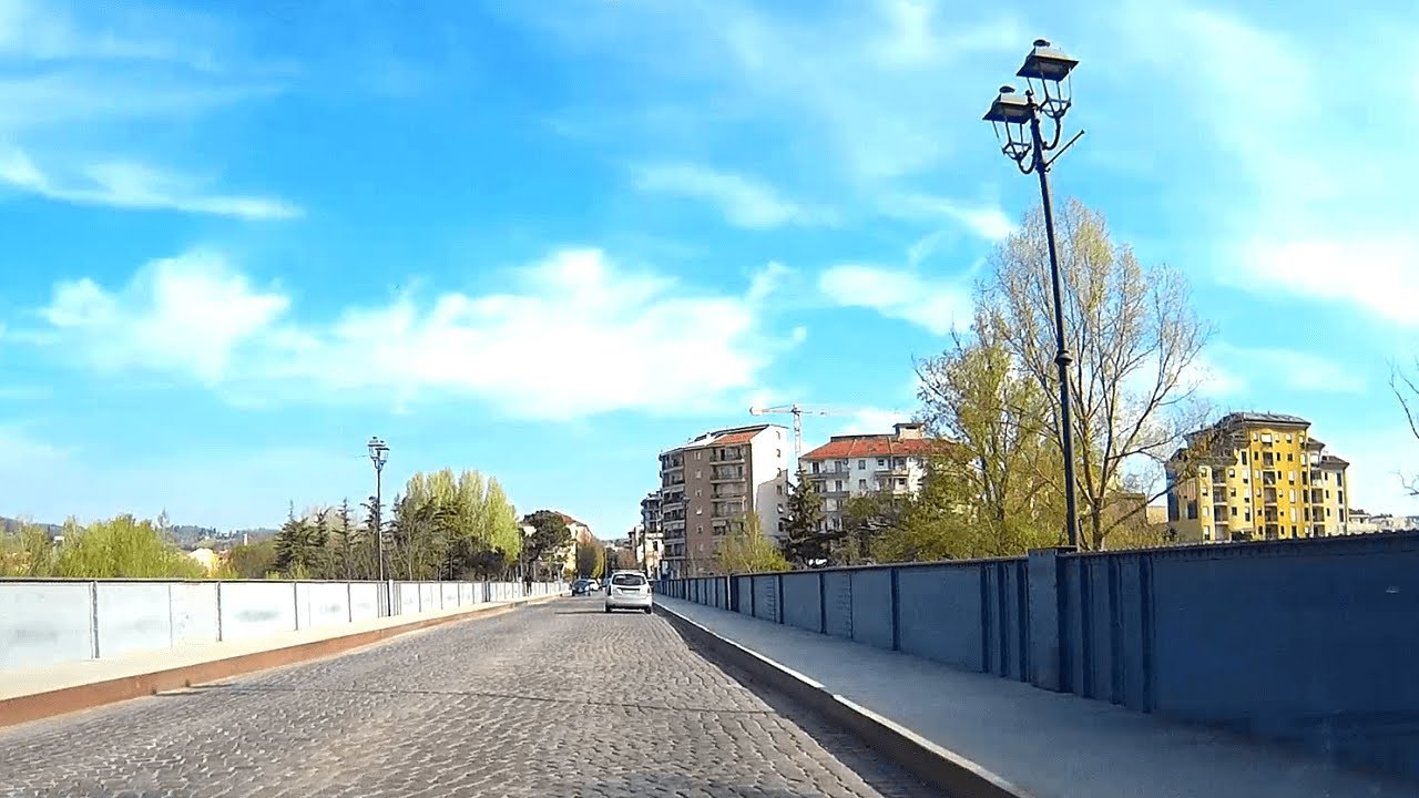Acqui Terme (AL) dal ponte Antiche Terne alla Stazione FFSS #acquiterme #stazione