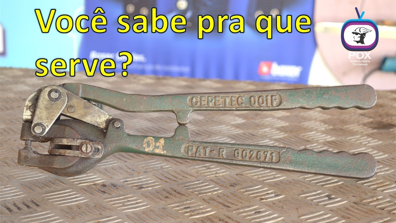Diz que é Serralheiro mas não conhece essa Ferramenta🤪🤔