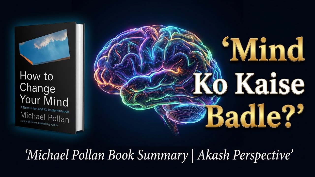How to Change Your Mind Explained in Hindi | Michael Pollan Book Summary | Mind Power & Psychedelics