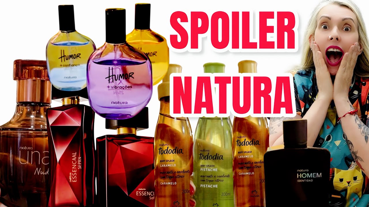 UNA NUDE | TODODIA PISTACHE | NÉCTAR DO MEL | CARAMELO | ESSENCIAL SAFRAN | NOVOS HUMOR NATURA 