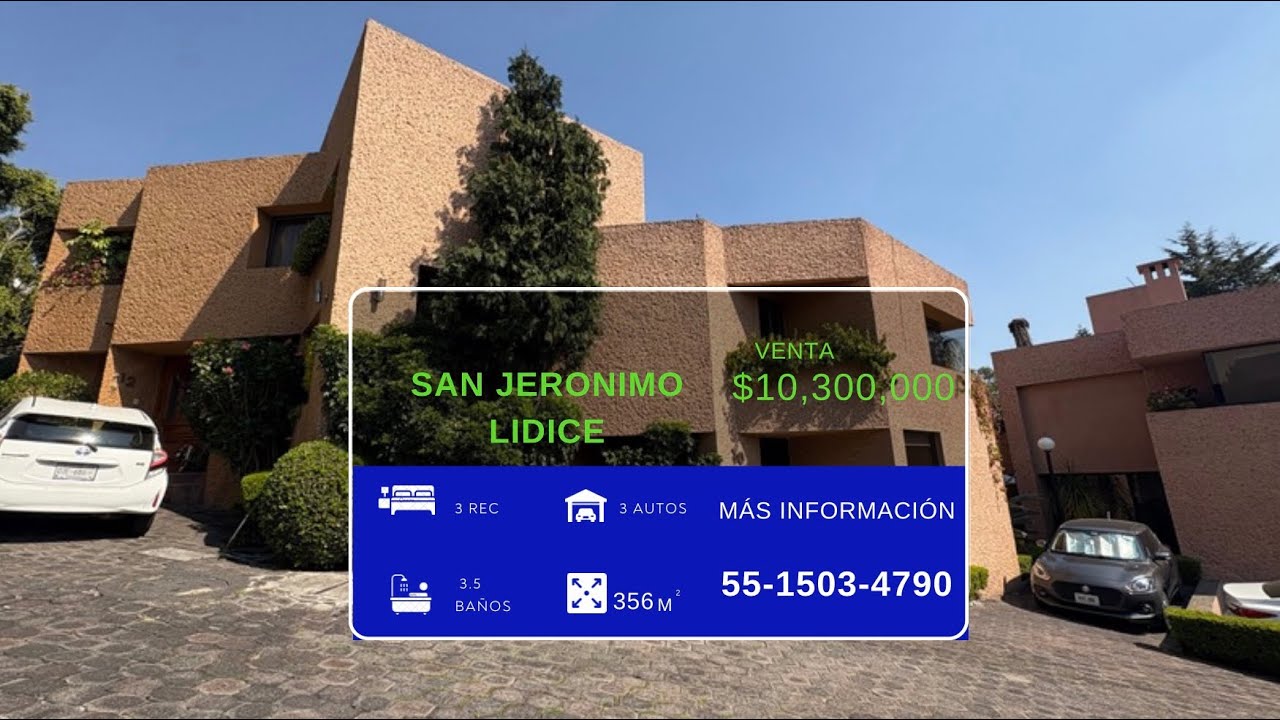 EN VENTA CASA EN CONDOMINIO SAN JERONIMO LIDICE 