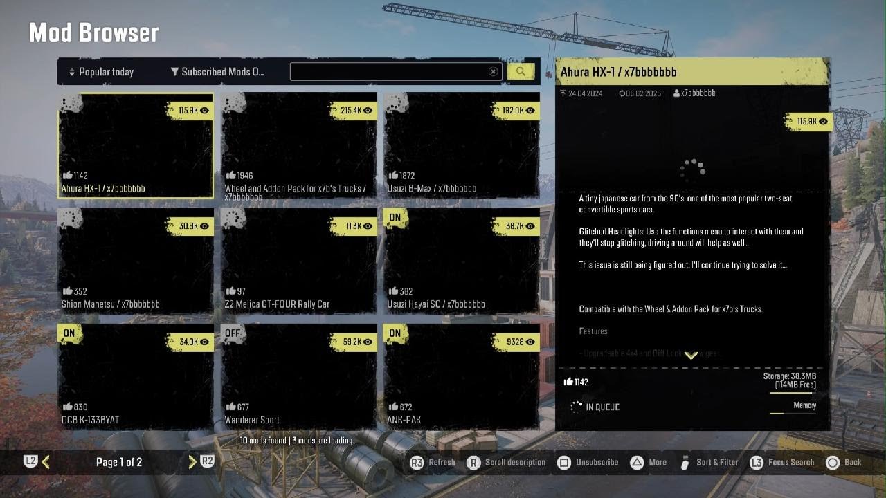 SnowRunner i needed a car mod