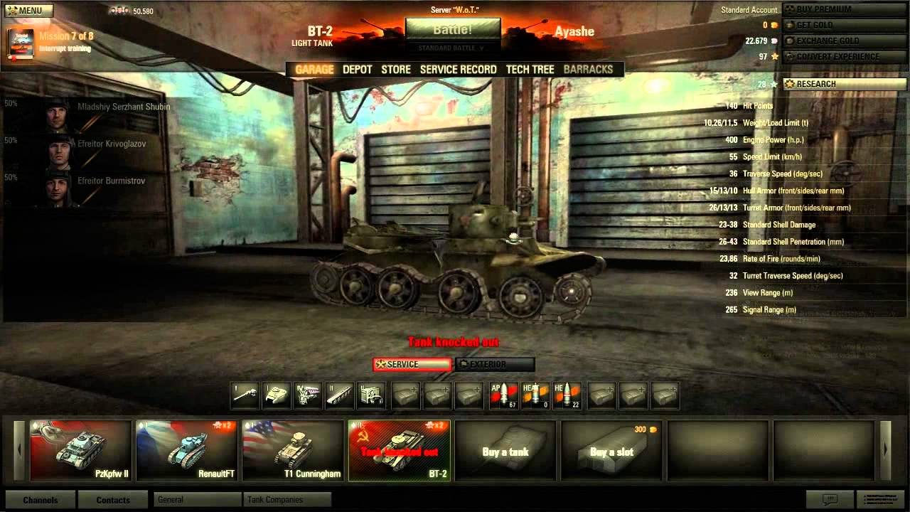 Let's Play World of Tanks - Episode 3 - BT-2, welcome aboard!