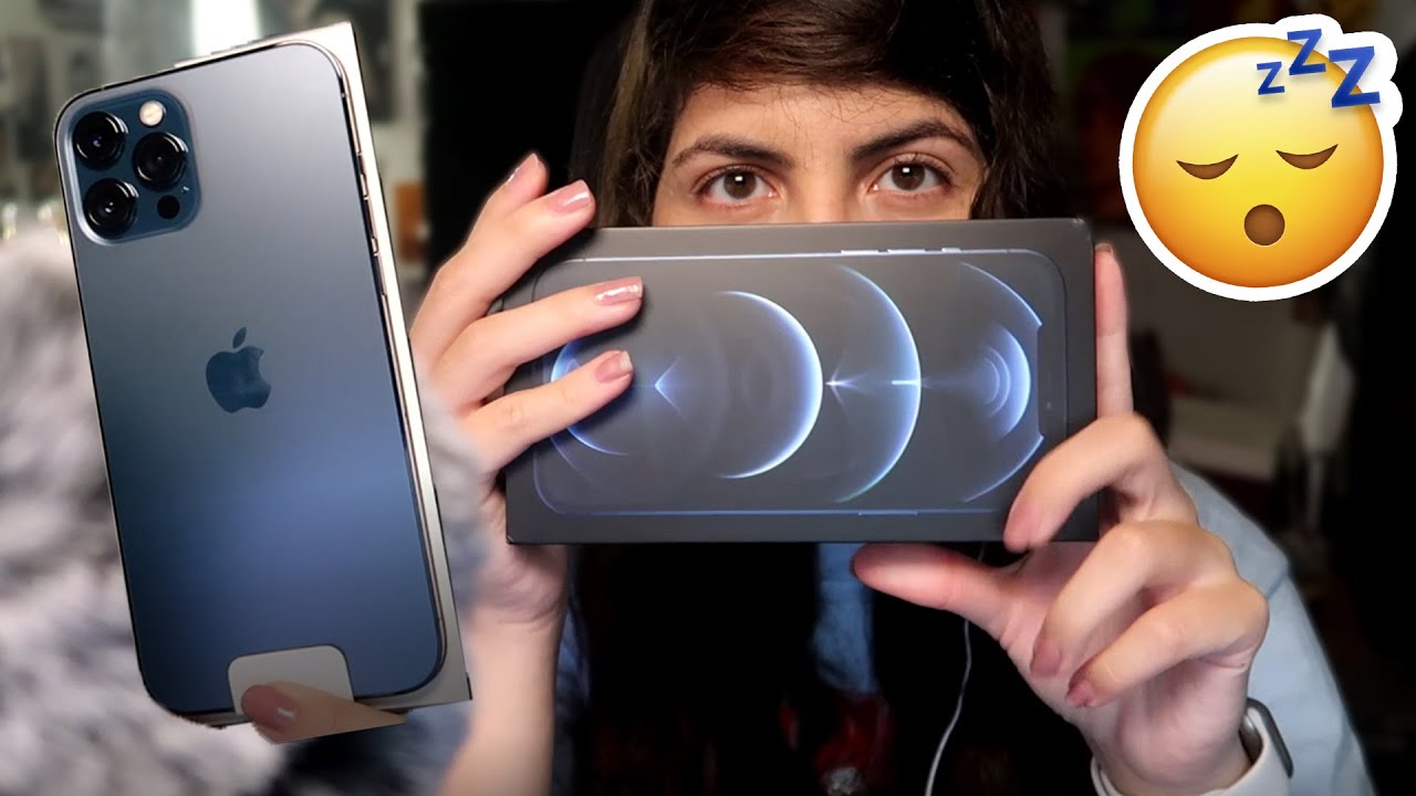 [ASMR] iPhone 12 Pro Max Unboxing!! (Pacific Blue)