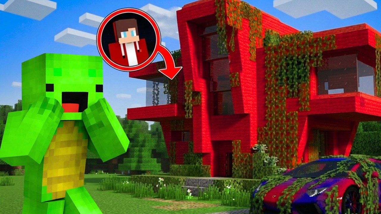 MIKEY Found Abandoned JJ's House in Minecraft (Maizen) ?!