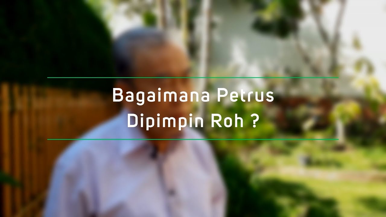 Bagaimana Petrus Dipimpin Roh ?