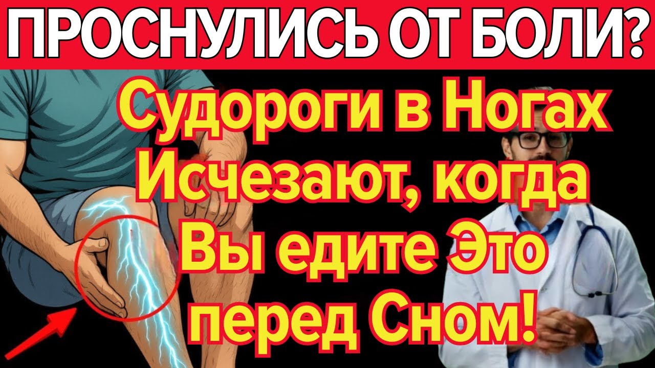 Как избавиться от судорог в ногах ночью — 4 продукта