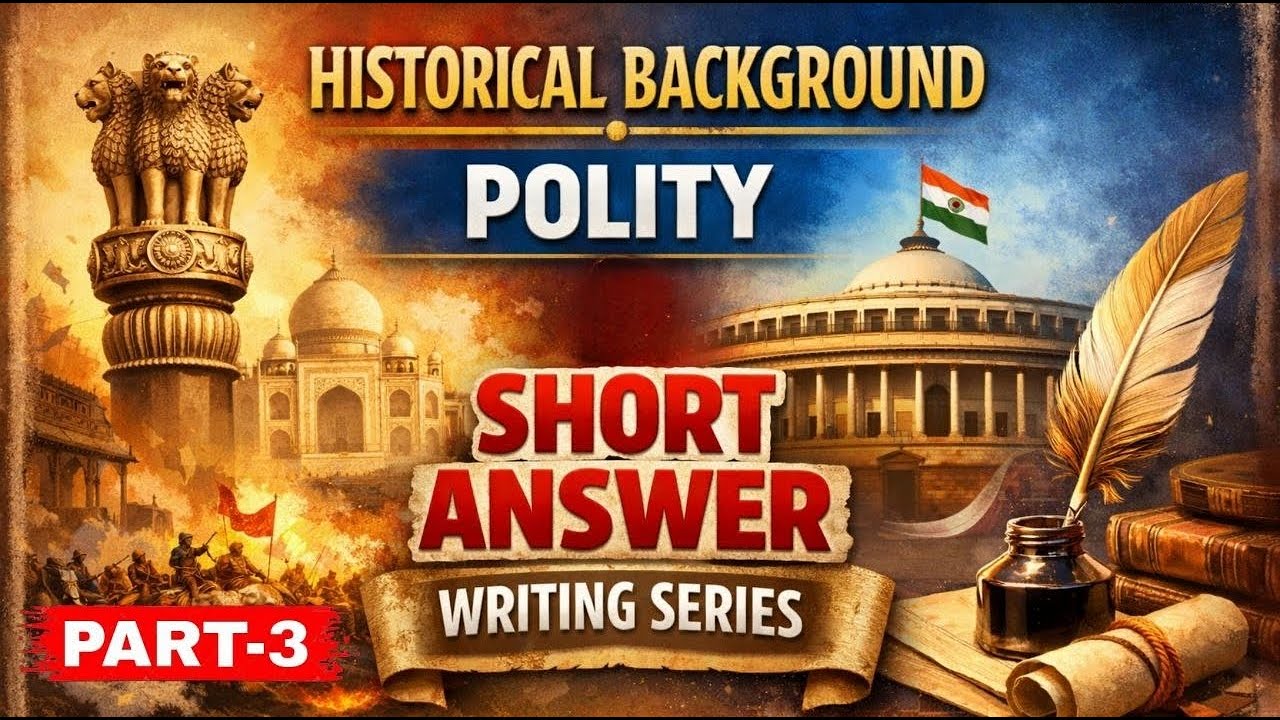 Indian Polity: Historical Background | Short Answer Writing Series | Part 3