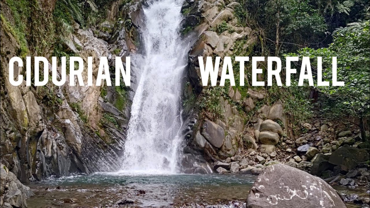 Vertical Video | Cidurian Waterfall | Bogor  Regency | West Java | Indonesia
