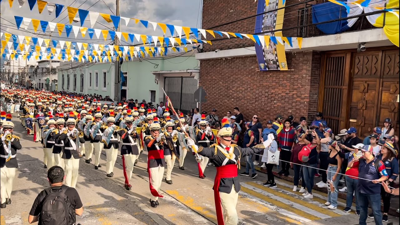 Banda Liceo Guatemala por Colegio San Sebastian - 14 de Septiembre de 2024