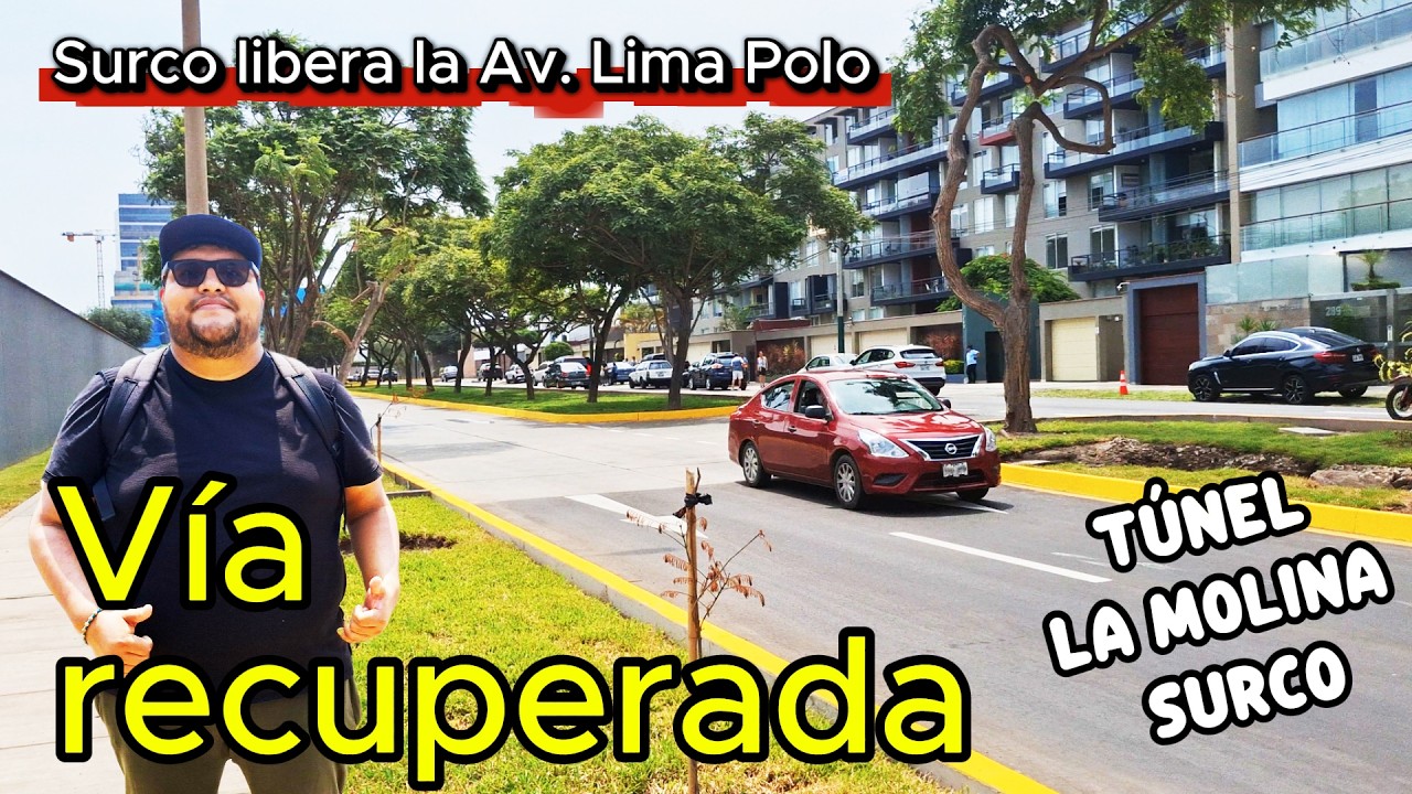 Recuperada Av. Lima Polo, ¿entrada al túnel La Molina - Surco? 🚧🚗