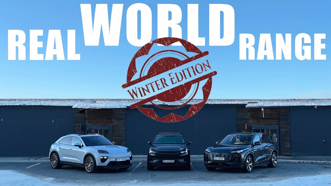 Polestar 3 против Porsche Macan против Audi Q6 E-Tron | ТЕСТ ЗАПАСА 120 КМ/Ч / 75 МИЛЬ/Ч | ЗИМНИЙ...