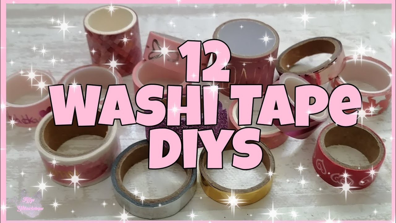 💕 12 Ideen mit Washi Tape 💕