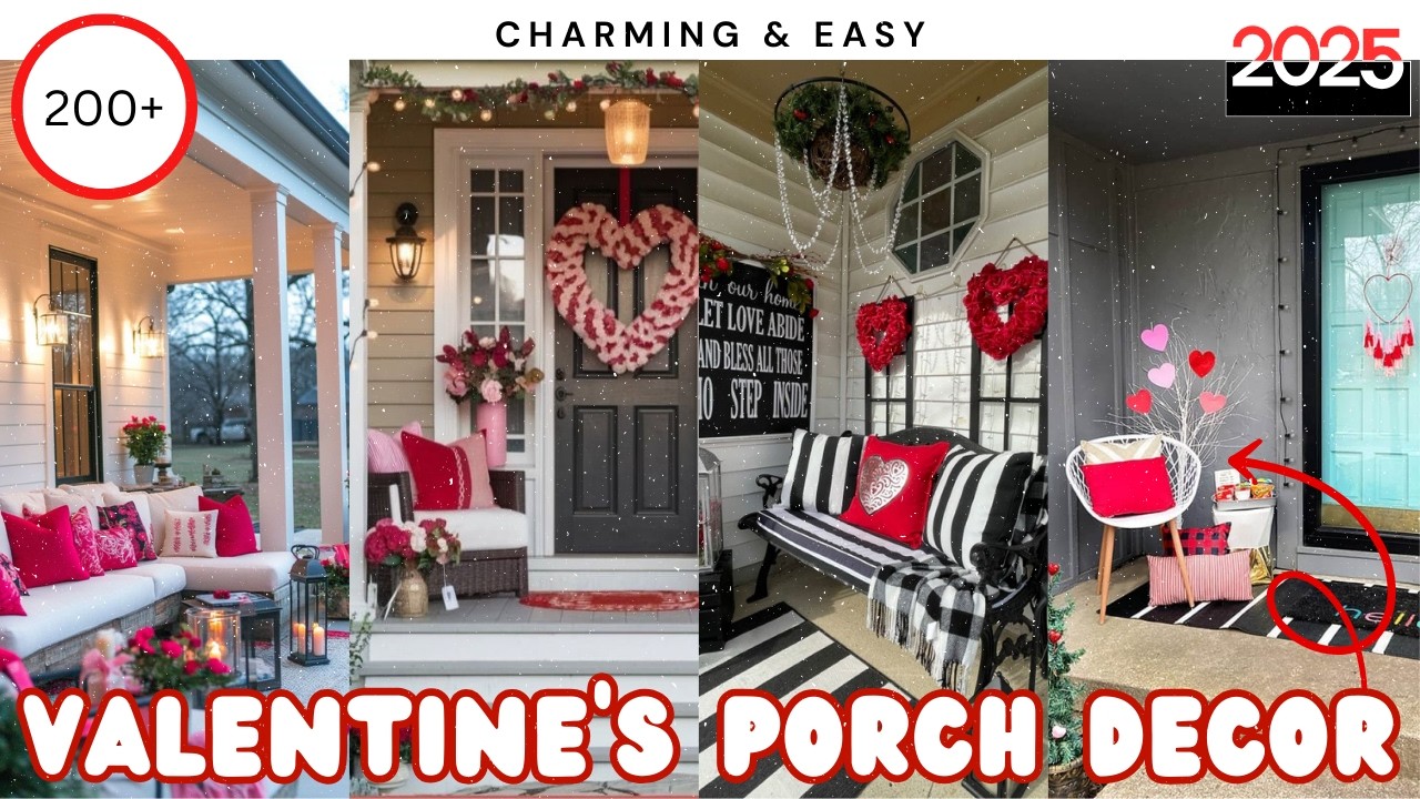 200+ Valentine's Day Outdoor Decorations 2025 | Creative Yard & Porch Ideas