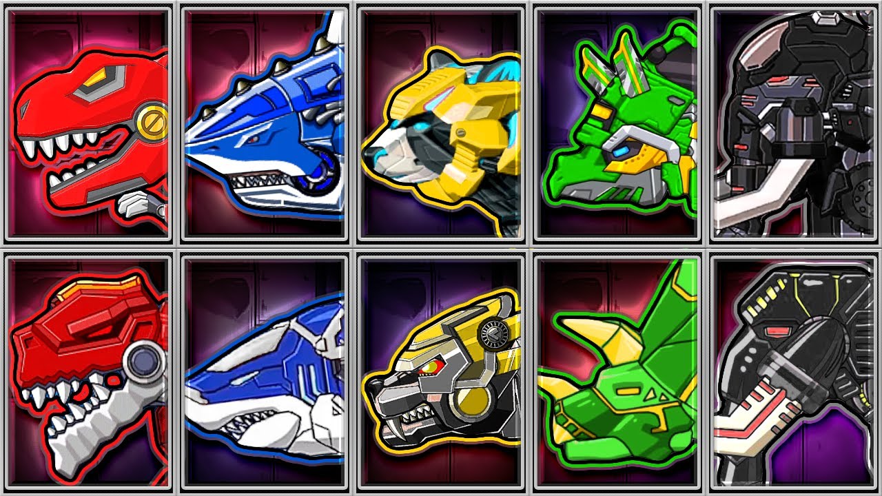 Dinosaur Robot forged Corps - Terminator T-Rex - Shark - Angry Bear - Swat Mammoth - Triceratops -14