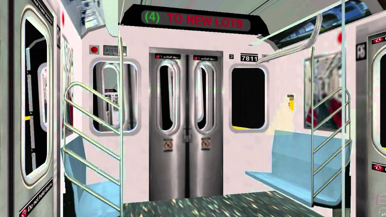 OpenBVE ►R142/R142A | 4 Subway Train | To New Lots!◀