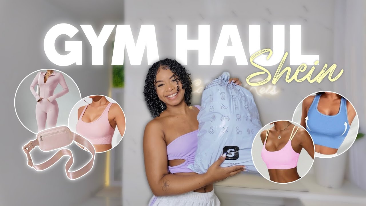 gym haul shein 🏋🏽‍♀️👟💫| looks de treino, sports 