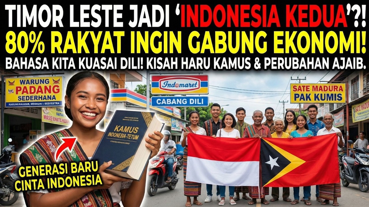 Tanpa Militer, Indonesia Taklukkan Hati Timor Leste! Kisah Ajaib di Balik Demam Bahasa & Budaya