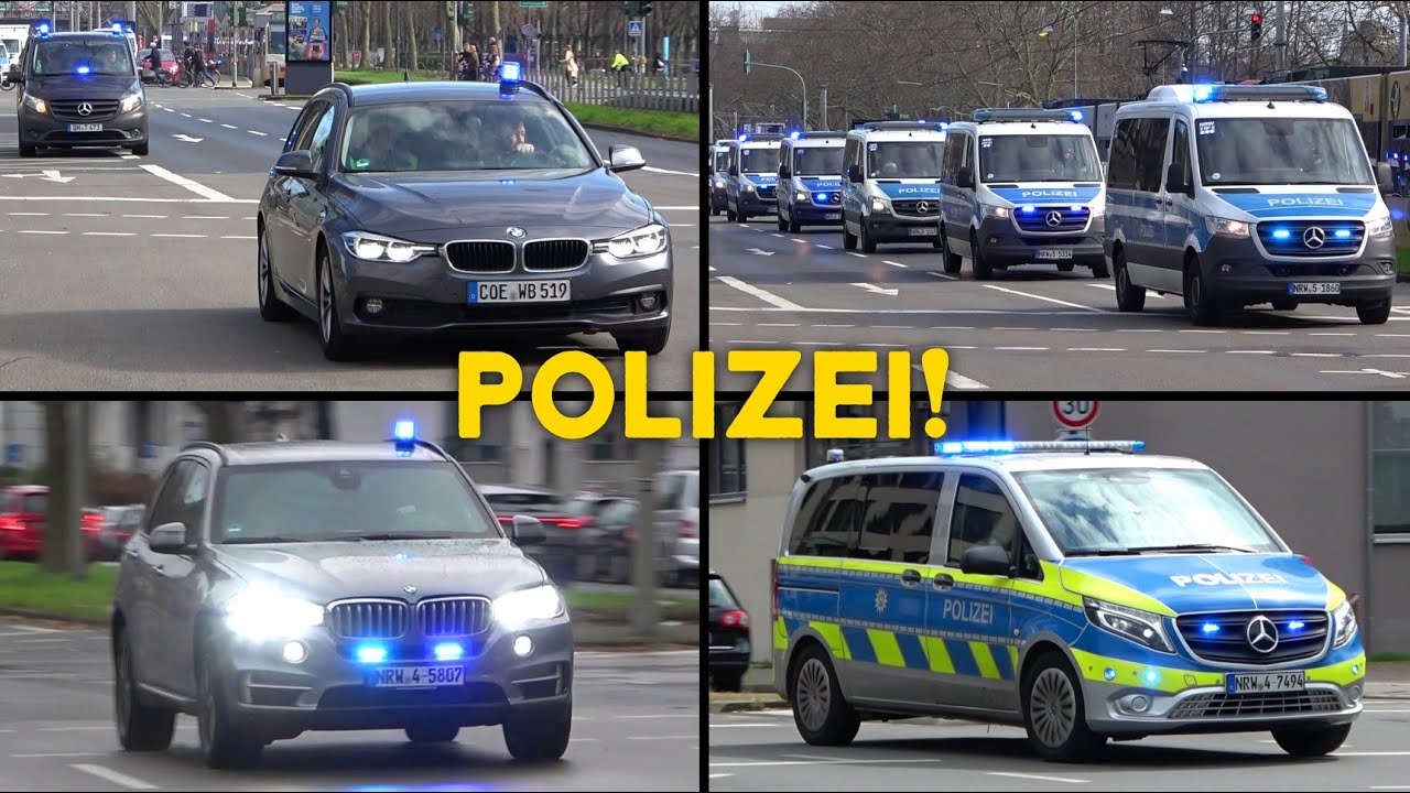 POLIZEI NRW im EINSATZ! - SEK, Hochrisikospiel & mehr | Einsatzfahrten