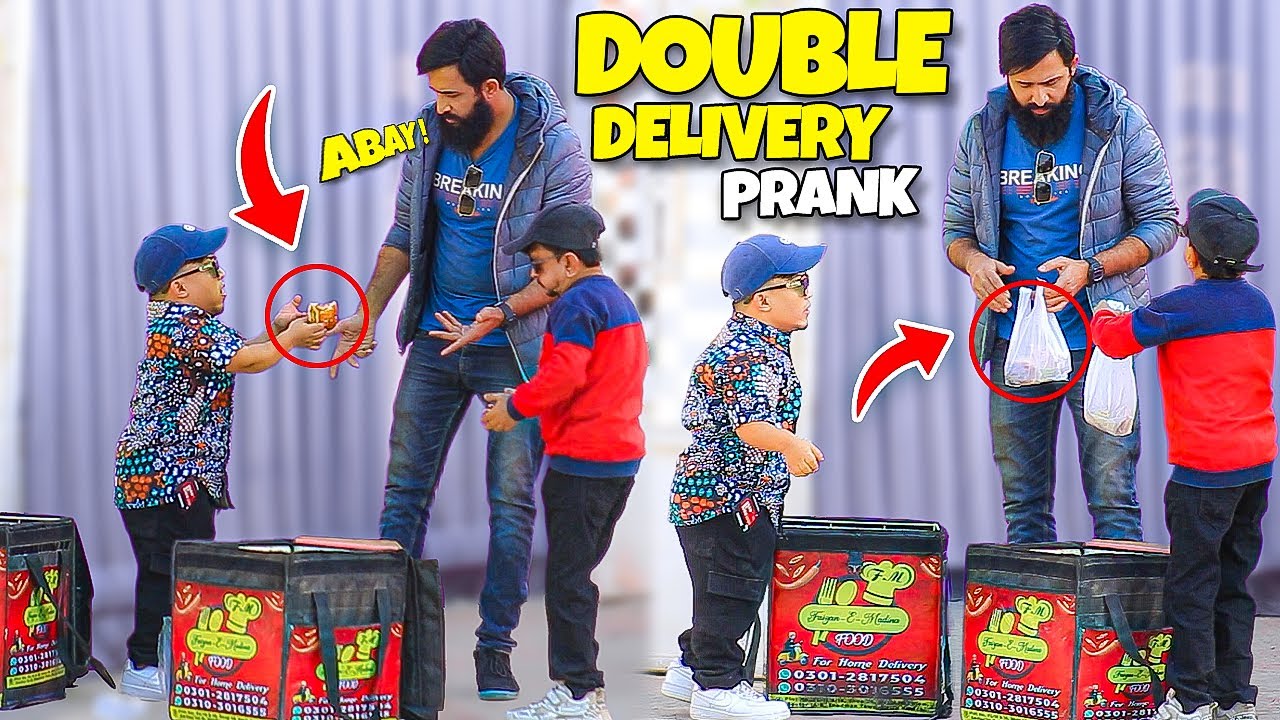 Double Delivery Prank - Eating Food - | @NewTalentOfficial