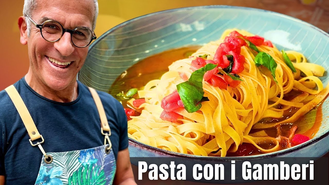 PASTA CON GAMBERI e CROSTACEI Ricetta di Chef Max Mariola