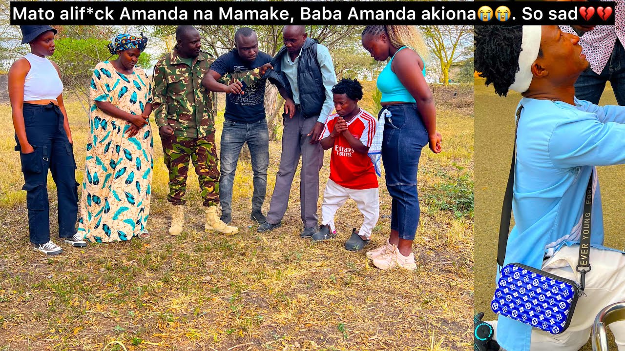 Baba Amanda is here!💔 Kumbe Mato alikua anakula Amanda na Mamake Baba Amanda akiwatch live😭😭. Pepo!!